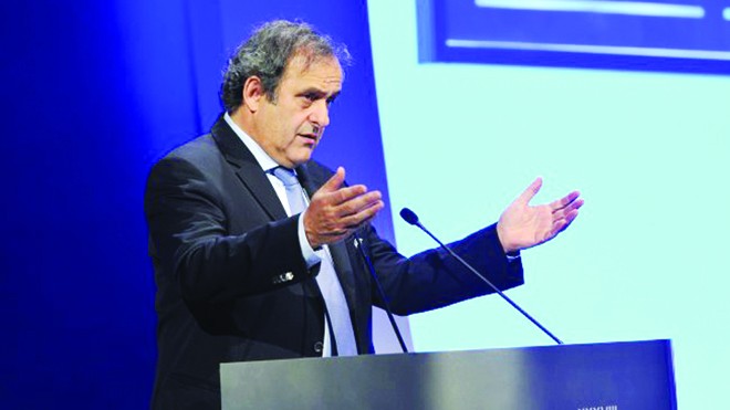 Michel Platini muốn tạo sân chơi bình đẳng cho các đội bóng. Ảnh: Getty Images