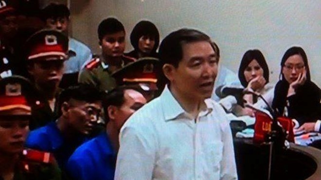 Dương Chí Dũng tại phiên tòa phúc thẩm.