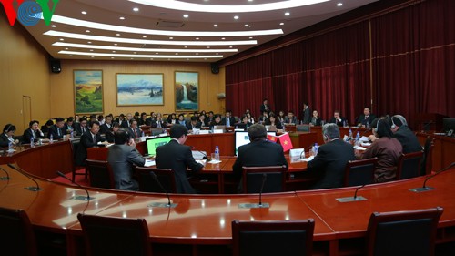 Hội thảo 60 năm quan hệ Việt Nam - Mông Cổ. Ảnh: VOV 