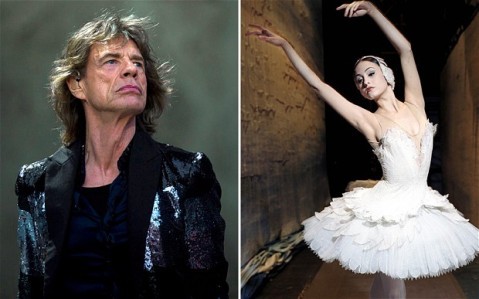 Mick Jagger và tình trẻ Melanie Hamrick, một vũ công ballet 27 tuổi. 