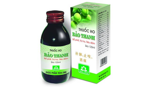 Thuốc ho Bảo Thanh - một trong những sản phẩm nhận danh hiệu Ngôi sao thuốc Việt 2014 do Cục QL Dược trao tặng
