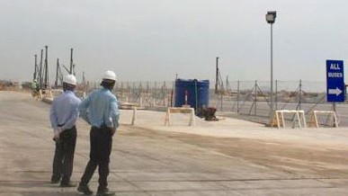 Công trường dự án Liên hợp lọc hóa dầu Nghi Sơn