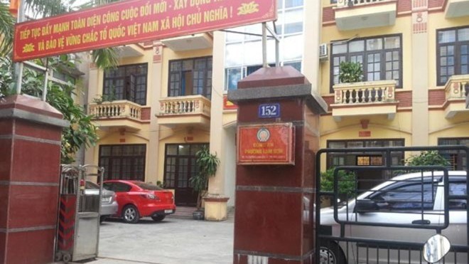 Trụ sở Công an phường Lam Sơn, nơi xảy ra vụ việc
