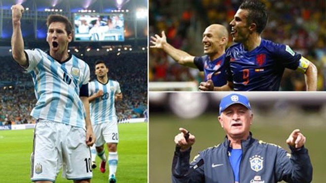 Vòng bán kết chứng kiến 2 cuộc đối đầu Nam Mỹ-châu Âu đầy hấp dẫn