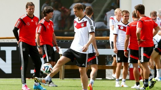 Tuyển Đức bị cách ly với bên ngoài tại đại bản doanh trong suốt World Cup 2014. Ảnh: Reuters