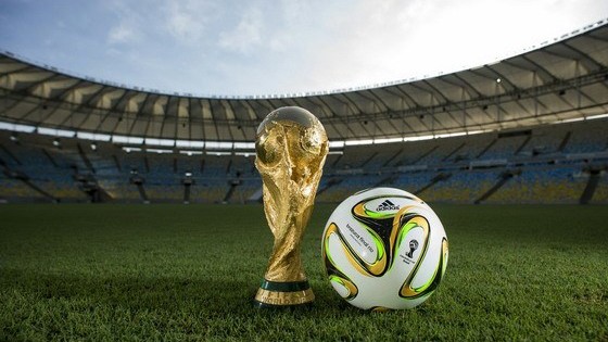 Quả bóng mang tên Brazuca Final Rio sẽ được sử dụng trong trận chung kết World Cup 2014. Ảnh: Reuters