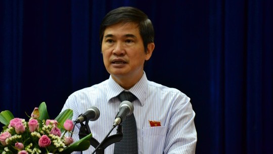 Ông Nguyễn Ngọc Quang vừa trúng cử chủ tịch HĐND tỉnh Quảng Nam khóa VIII nhiệm kỳ 20011-2016. Ảnh: Trần Thường