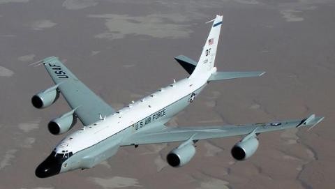 Máy bay trinh sát điện tử RC-135 của Mỹ. Ảnh: defence.pk