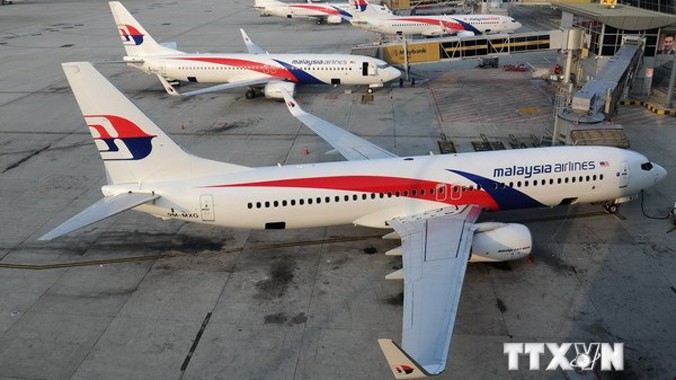 Máy bay của Malaysia Airlines đỗ tại sân bay Quốc tế Kuala Lumpur ngày 30/3/2014. (Nguồn: AFP/TTXVN)