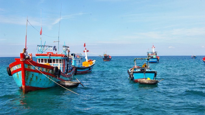 Tàu cá của ngư dân Quảng Ngãi