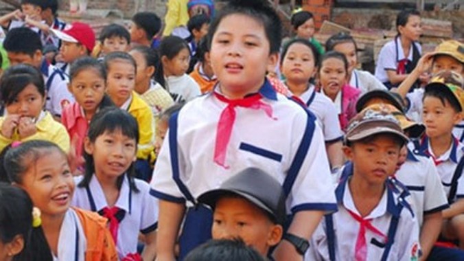 Trẻ em Việt Nam luôn thấp, bé hơn so với nhiều trẻ ở các nước trong khu vực. ảnh MH