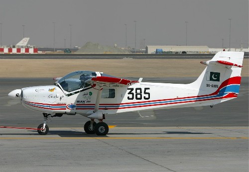 Một chiếc máy bay MFI-17 Mushshak. Ảnh: airforce-technology.com