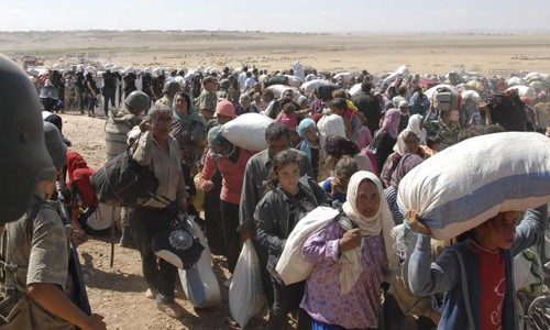 Người Syria ào ạt chạy loạn sang Thổ Nhĩ Kỳ