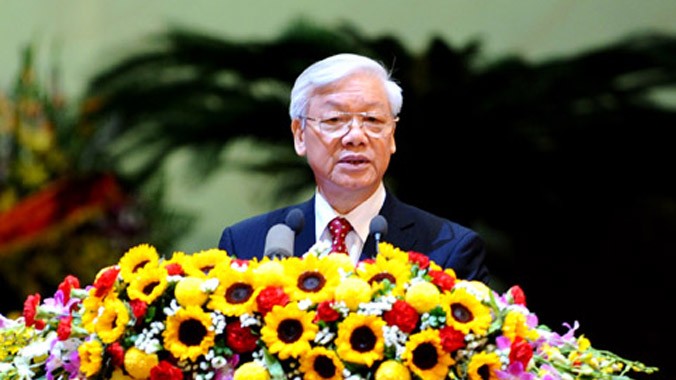 Tổng Bí thư Nguyễn Phú Trọng phát biểu chỉ đạo và động viên Đại hội