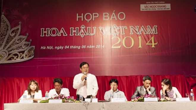 Hoa hậu Việt Nam 2014 - Họp báo phía Bắc