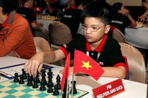 Anh Khôi tạo được tiếng vang lớn tại các giải cờ vua trẻ ở cấp độ khu vực châu lục và thế giới trong suốt 3 năm qua.
