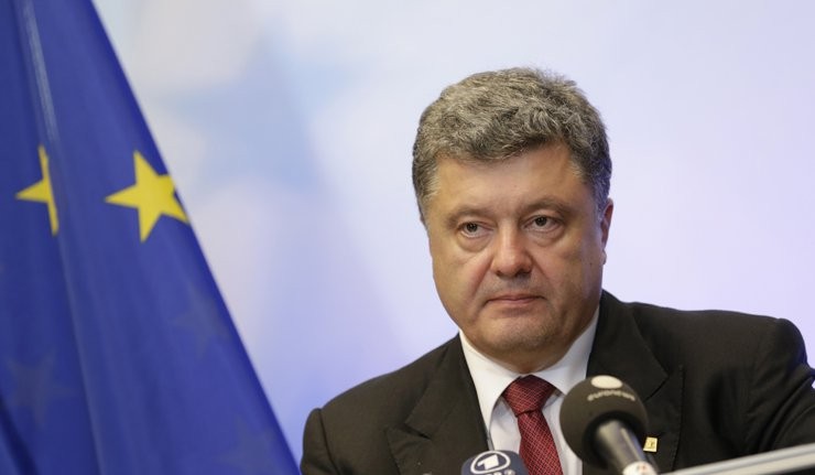 Tổng thống Pyotr Poroshenko. Ảnh: AP/Yves Logghe
