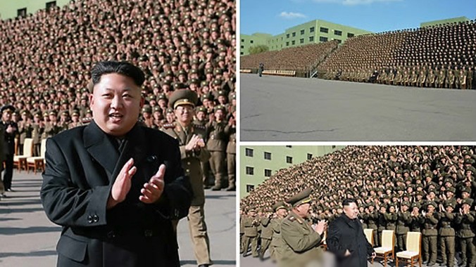 Hình ảnh Kim Jong-un gặp các chỉ huy tiểu đoàn được tờ Rodong Sinmun đăng tải hôm nay. Ảnh: Rodong Sinmun.