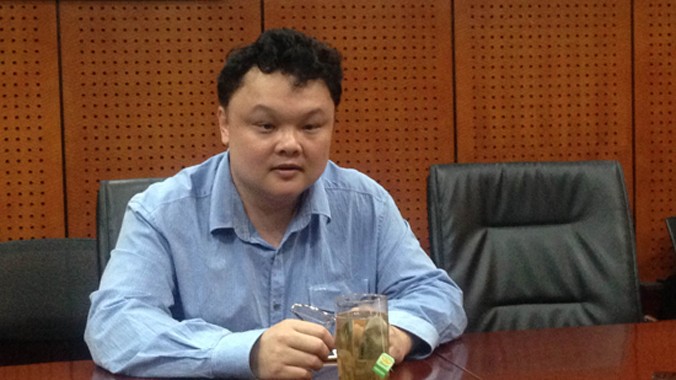 Ông Nguyễn Thế Tân, Phó Tổng Giám đốc VCcorp chia sẻ thông tin với báo giới chiều 5/11/2014.