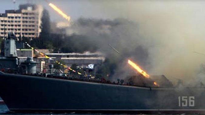 Tàu chiến Nga tại Crimea. (Ảnh minh họa) .