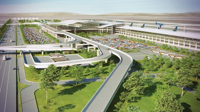 Phối cảnh dự án sân bay quốc tế Long Thành. Nguồn: vn economy.