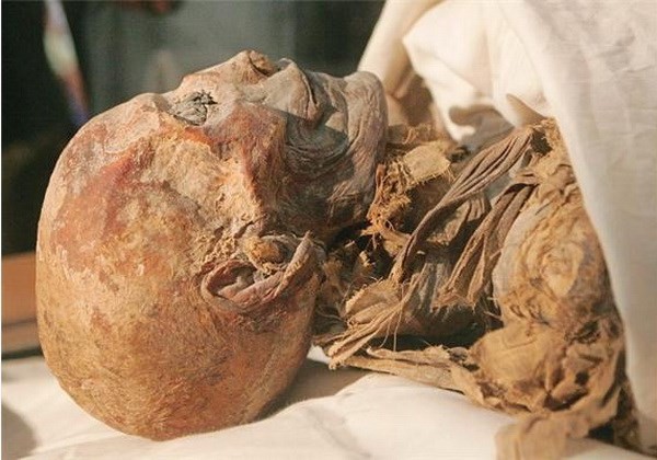 Một xác ướp cổ được tìm thấy ở Ai Cập. Nguồn AFP.
