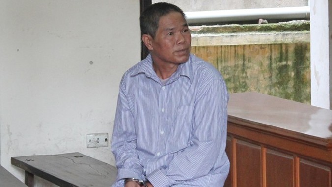 Bị cáo Hồ Thúc Minh tại phiên tòa xét xử.