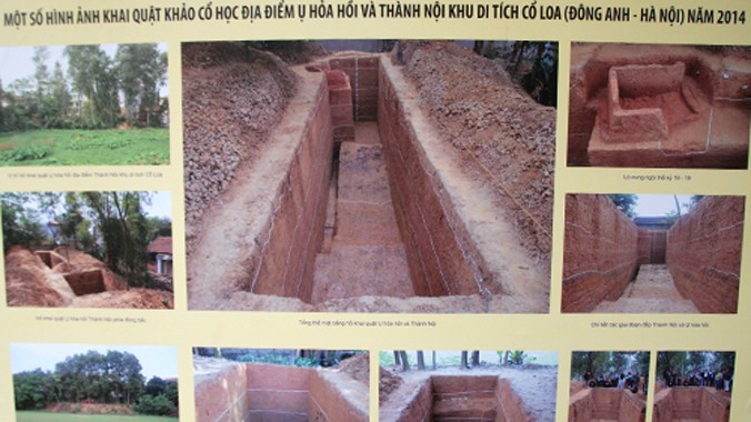 Một số hình ảnh khai quất khảo cổ học tại ụ Hỏa hồi và thành Nội khu di tích Cổ Loa (huyện Đông Anh, Hà Nội) năm 2014. Ảnh: Quỳnh Trang (VnExpress).