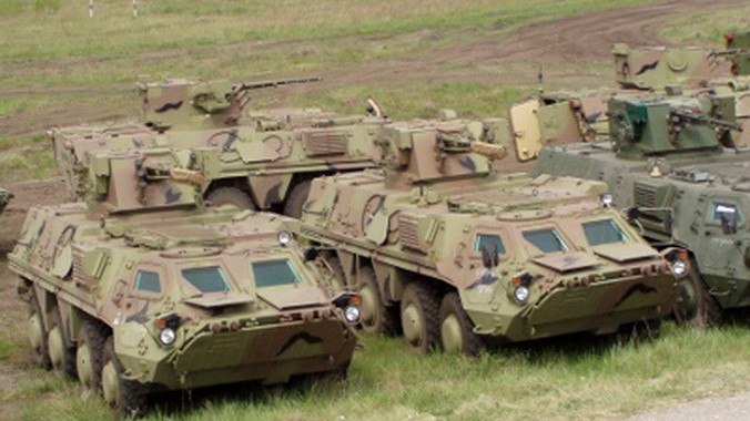 Xe bọc thép của Ukraine. Nguồn: army-technology.com.