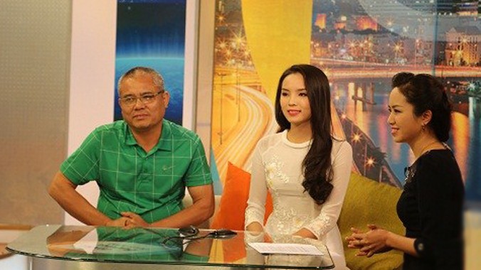 Hoa hậu Nguyễn Cao Kỳ Duyên - khách mời đặc biệt trong chương trình Cuộc sống thường ngày.