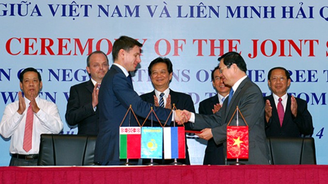 Kết thúc đàm phán FTA Việt Nam-Liên minh Hải quan