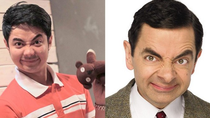 Mới đây, dân mạng vừa phát hiện ra một chàng trai giống Mr. Bean - nhân vật hoạt hình nổi tiếng do diễn viên Rowan Atkinson thủ vai, từ dáng đi, điệu bộ, nét mặt, cách làm trò hài hước lên đến 90%. Anh là Lê Thanh Tú, sinh năm 1989 sống tại Đà Nẵng.