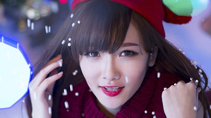 Nữ sinh ĐH Văn hóa xinh đẹp trong bộ ảnh đón Noel
