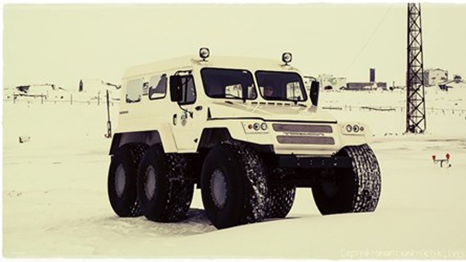 Mẫu xe vượt địa hình SUV Trekol, được lực lượng tác chiến đặc biệt Nga yêu thích. 