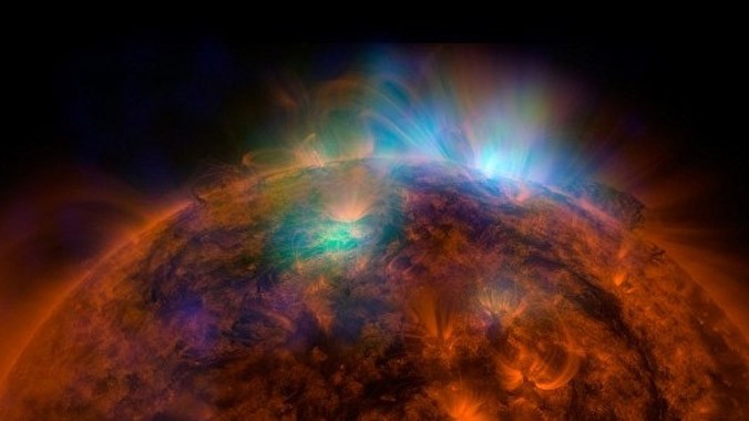 Hình ảnh lỗ mặt trời được NASA công bố dịp đầu năm mới.