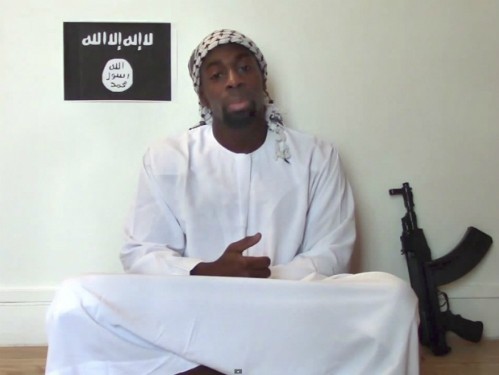 Amedy Coulibaly, kẻ bắt cóc và tấn công con tin tại siêu th Do Thái ở Paris hôm 9/1 đã thề trung thành với IS trong một video. Ảnh: National Post