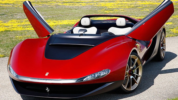 Thiết kế của mẫu concept Ferrari Sergio đầu tiên.