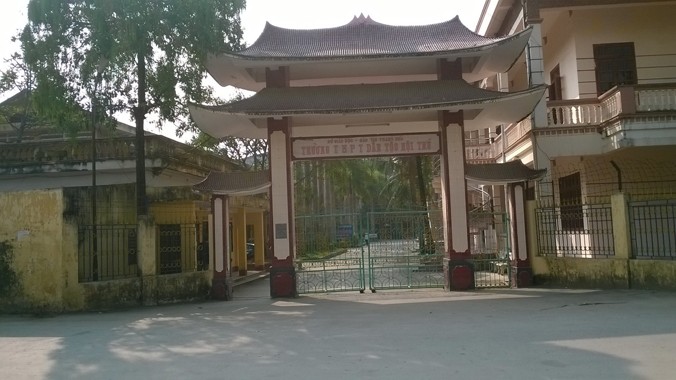 Trường THPT DTNT tỉnh Thanh Hóa, đường Phạm Ngũ Lão, phường Đông Sơn, TP Thanh Hóa. Ảnh: Hoàng Lam.