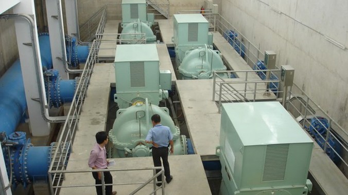 Lý do cúp nước trên diện rộng tại TPHCM là bảo trì nhà máy nước Thủ Đức (một trạm bơm trong nhà máy nước Thủ Đức).