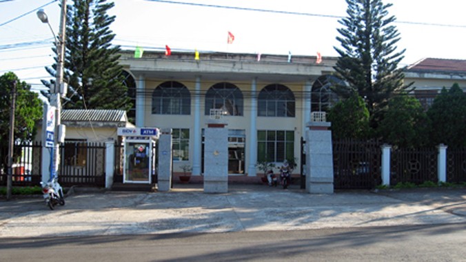 Trụ sở kho bạc huyện Chư Păh - nơi xảy ra sự việc.