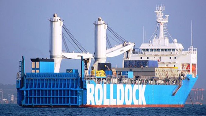 Tàu vận tải Rolldock Star chở theo tàu ngầm HQ 184 Hải Phòng.