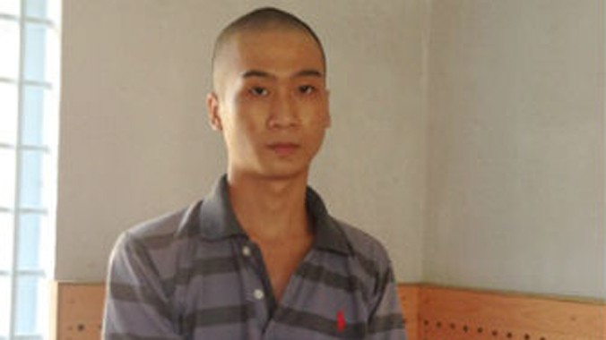 Huỳnh Văn Có tại cơ quan điều tra.