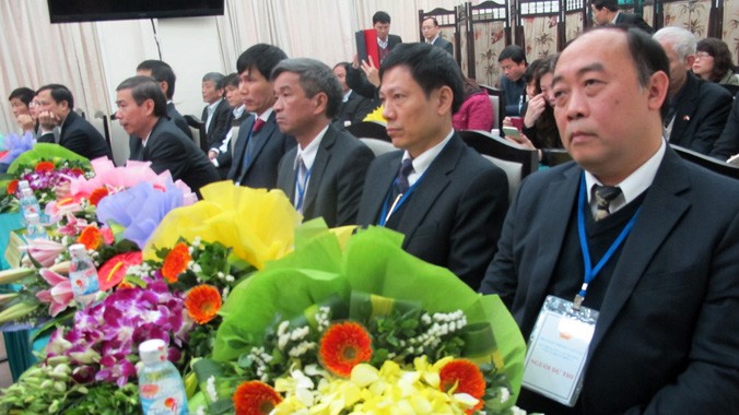 Các thí sinh dự thi Tổng Giám đốc Tổng Cty Quản lý bay Việt Nam.