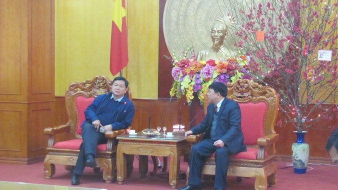 Bộ Trưởng Đinh La Thăng cho biết sẽ quan tâm phát triển giao thông miền núi Lạng Sơn. Ảnh: Duy Chiến.