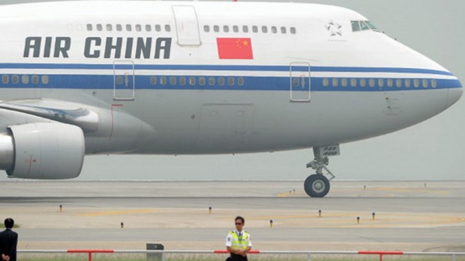 Máy bay của hãng Air China phải hạ cánh khẫn cấp. Nguồn: AFP/Getty Images.