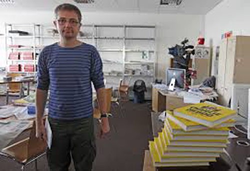 Stephane Charbonnier, cố tổng biên tập tạp chí Charlie Hebdo.