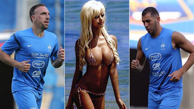 Ribery và Benzema may mắn không phải vào tù sau vụ mua dâm gái vị thành niên Zahia Dehar.