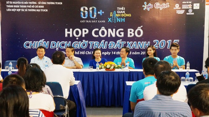 Năm nay, chiến dịch Giờ Trái Đất Xanh có sự góp mặt của 2 đại sứ là vũ công Quang Đăng và ca sĩ Phạm Quỳnh Anh.