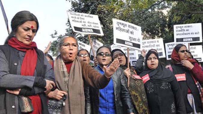 Bang Tây Bengal đã chứng kiến nhiều cuộc biểu tình phản đối nạn bạo lực tình dục Ảnh: NDT.
