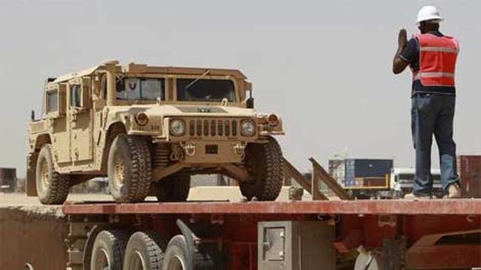 Loại xe chuyên dụng Humvee Mỹ viện trợ cho Ukraine.